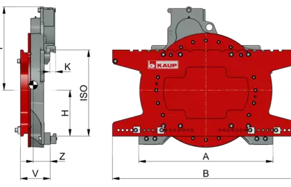 Rotator 360° endless, foundry version T351G - 1
