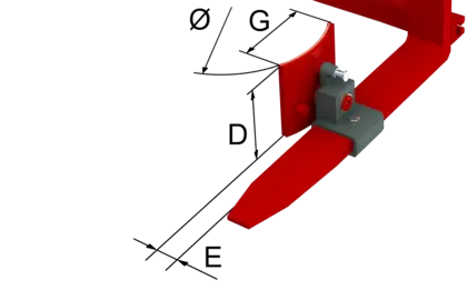 Rotating Roll Arms T106A - 2