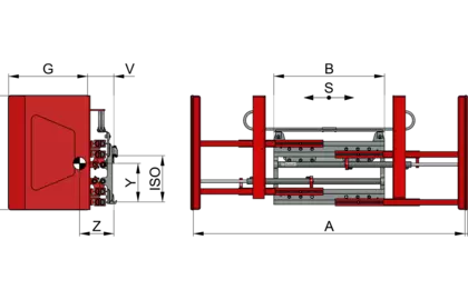 Telescopic Appliance Clamp T413GT - 1
