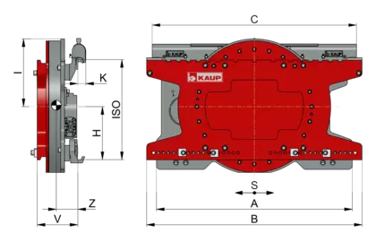 Rotator 360° endless, foundry version T391G - 3