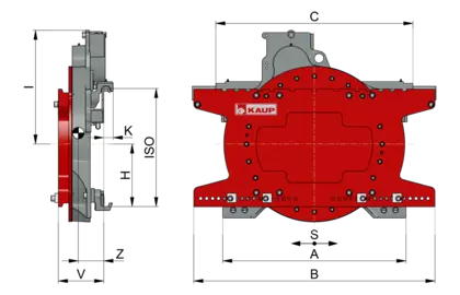 Rotator 360° endless, foundry version T391G - 1