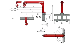 Crane Jib T183, T183TM, T183TH