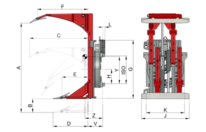 Rotating Roll Clamp T458P - 2