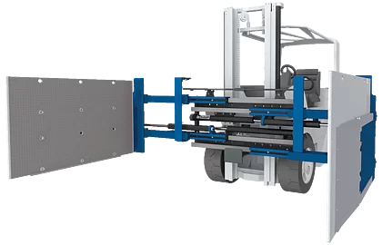 Telescopic Appliance- / Carton Clamp T414GT-1L - 1