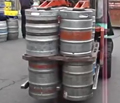 Keg clamp loading trucks – 12 kegs at a time